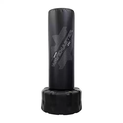 Century Black Wavemaster XXL Free Standing Punching Bag with Stand Adult | Heavy Punching Bag & Kickboxing Bag | Standing Punching Bag with Stand | Martial Arts & Boxing Bag | 69" Height ...