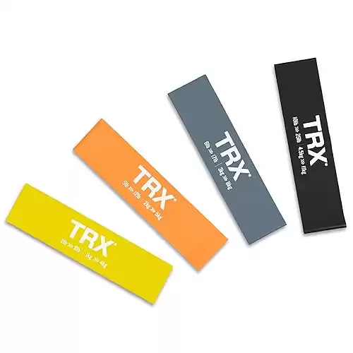 TRX Training Exercise Bands, Exercise Bands for Working Out, Increase Exercise Intensity, Portable Workout Equipment for Women and Men, Set of 4