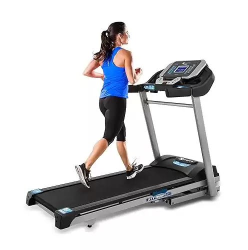 XTERRA Fitness Sport Series Premium Folding Smart Treadmill, Handlebar Speed and Incline Controls, Large XTRASoft Cushioned Running Deck, Built-in FTMS-Enabled Bluetooth with XTERRA+ Fitness App