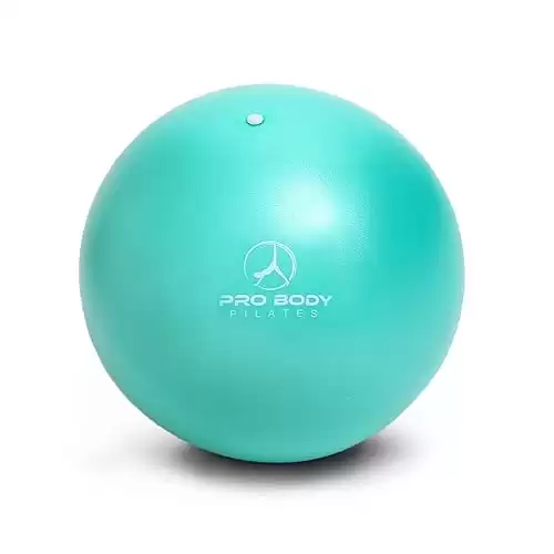 ProBody Pilates Ball Small Exercise Ball, 9 Inch Barre Ball, Mini Soft Yoga Ball, Workout Ball for Stability, Barre, Fitness, Ab, Core, Physio and Physical Therapy Ball at Home Gym & Office